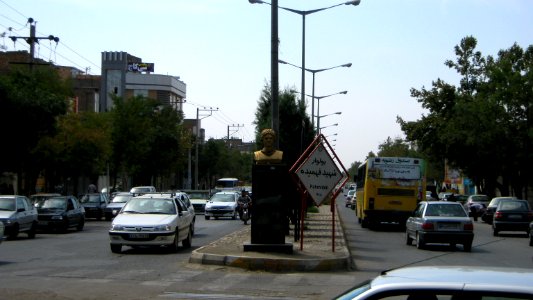 South view from Hafez sq - Shahid Fahmide blv (Bonyad e Shahid) - Nishapur 6