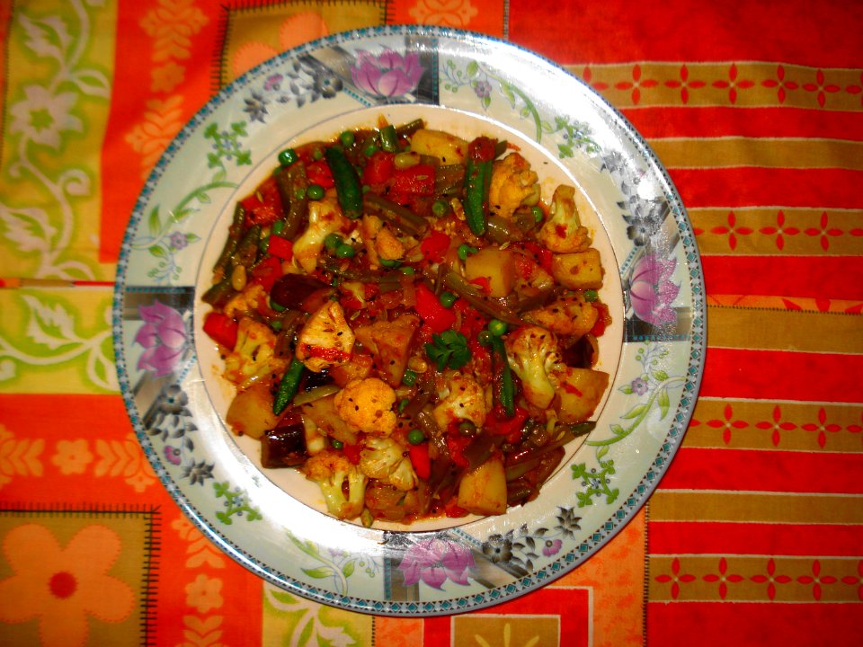 South Indian Mixed Vegetable Curry