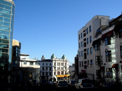 Southeastward view along Queen Square, Brighton (May 2010)