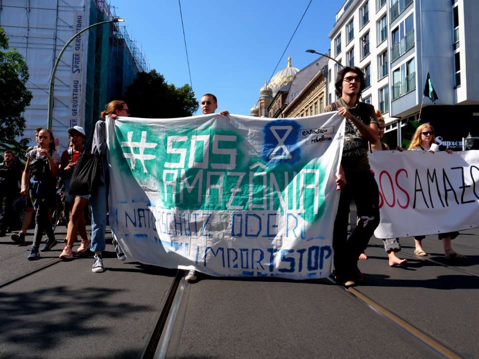 SOSAmazonia demonstration Berlin 23-08-2019 17