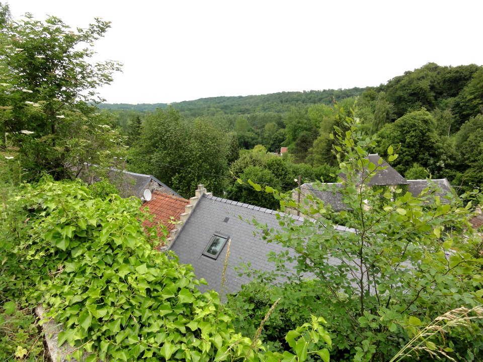 Soucy (Aisne) vue sur le bas du village