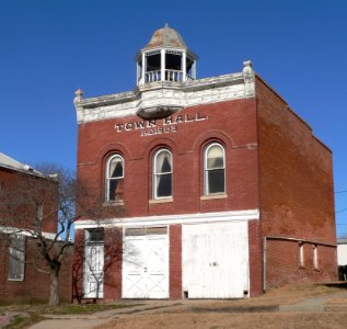 Snyder, Nebraska town hall from SE