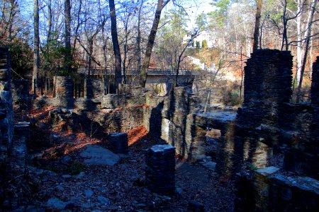Sope Creek ruins December 2019