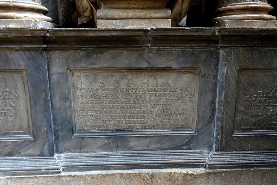 Sophie of Brunswick-Lüneburg - St. Lorenz church - Nuremberg, Germany - DSC01720