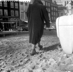 Sneeuwmodder in Amsterdam, Bestanddeelnr 909-3680