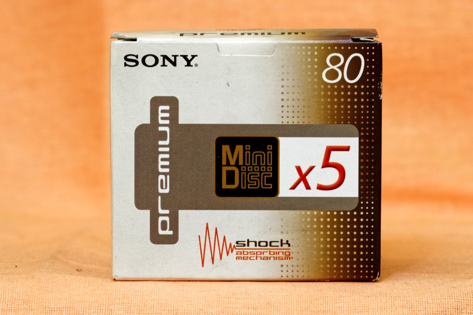 Sony MDW 80 'premium' minidisc 5-packs (3)