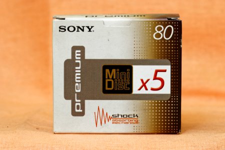 Sony MDW 80 'premium' minidisc 5-packs (3)