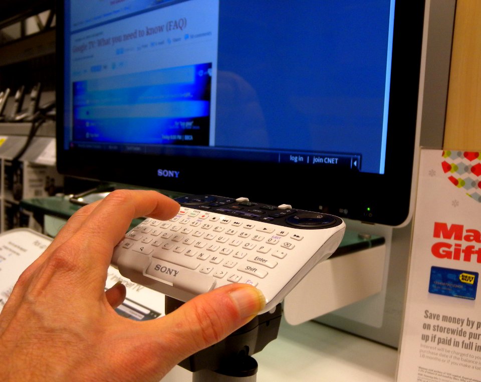 Sony Internet TV hand kbd jeh