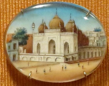 Soonari Masjid, northern India, 19th century, paint on ivory, Honolulu Academy of Arts