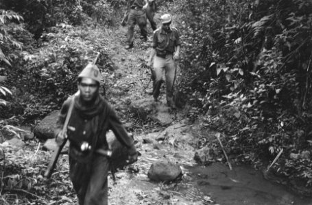 Soebang in Soebang heeft een aantal Indonesiers zich vrijwillig aangemeld om di, Bestanddeelnr 427-4-1