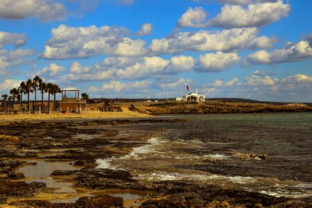 Landscape winter mediterranean photo