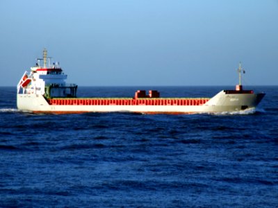 Sofia approaching Port of Rotterdam
