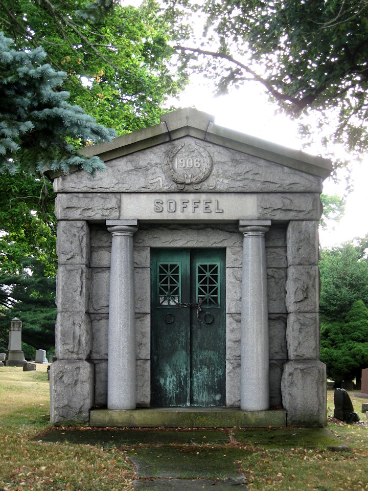 Soffel mausoleum, Mount Lebanon Cemetery, 2020-07-24