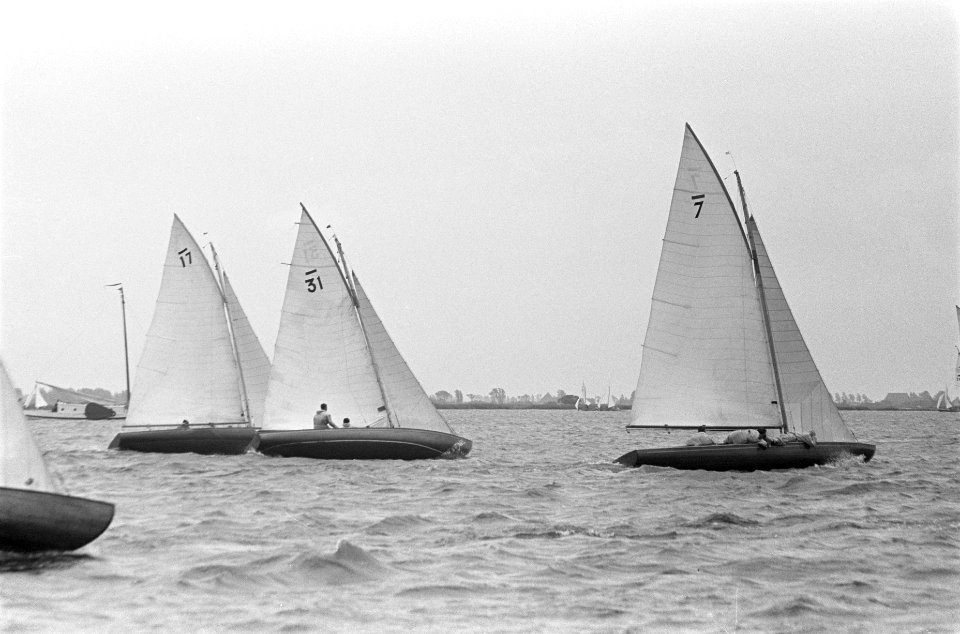 Sneekweek 1962, 30-kwadraatklassers in aktie, Bestanddeelnr 914-2303