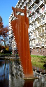 Soest kunstwerk ijzeren zaag