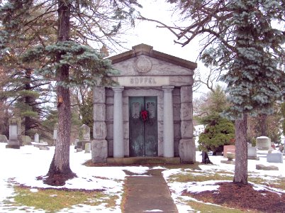 Soffel mausoleum, Mount Lebanon Cemetery, 2020-12-21