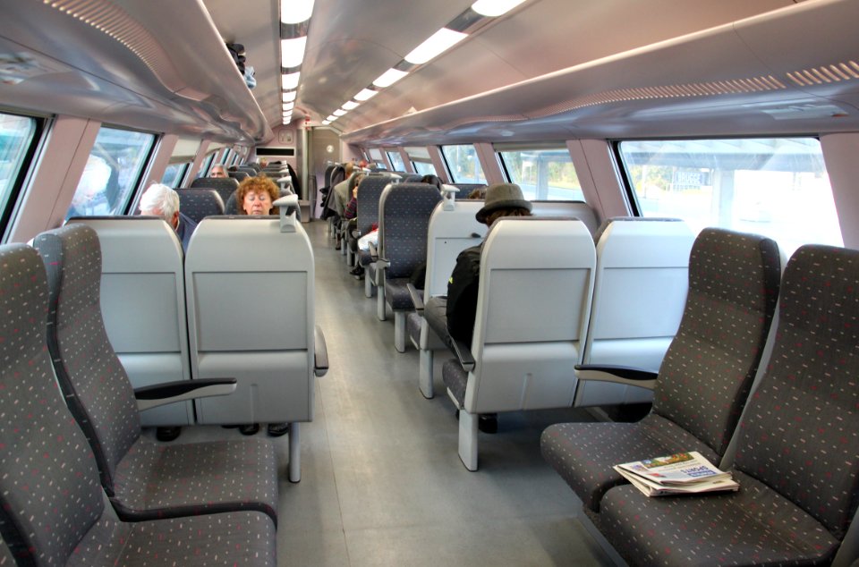 SNCB M6 Interieur 2e klasse boven