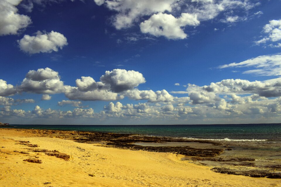 Landscape winter sky