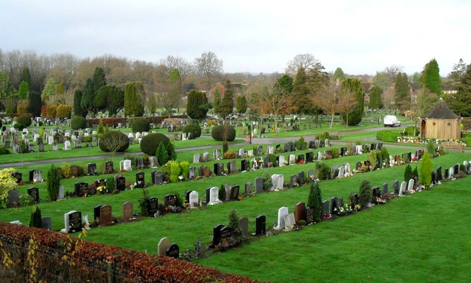 Snell Hatch Cemetery, West Green, Crawley (December 2009)