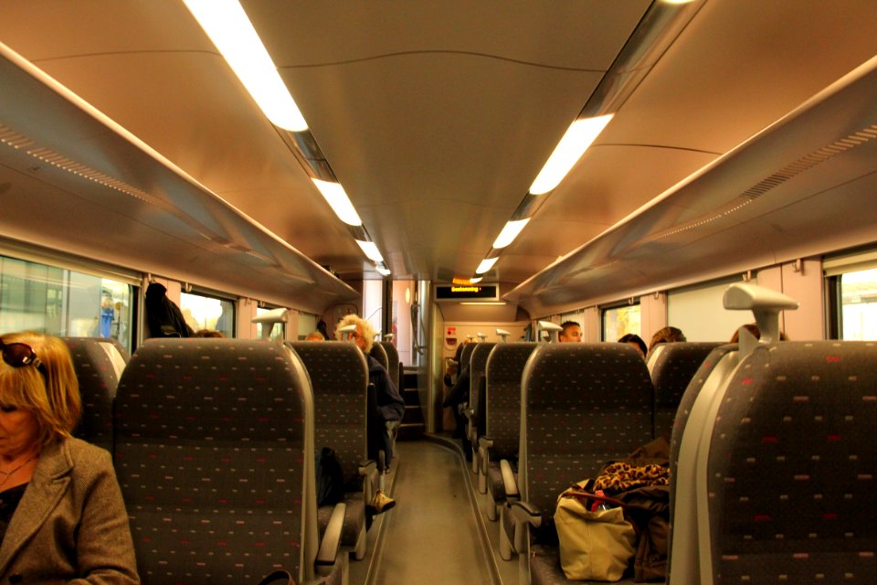 SNCB M6 Interieur 2e klasse onder