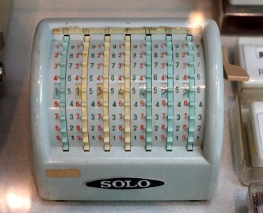 Solo calculator - Ridai Museum of Modern Science, Tokyo - DSC07525