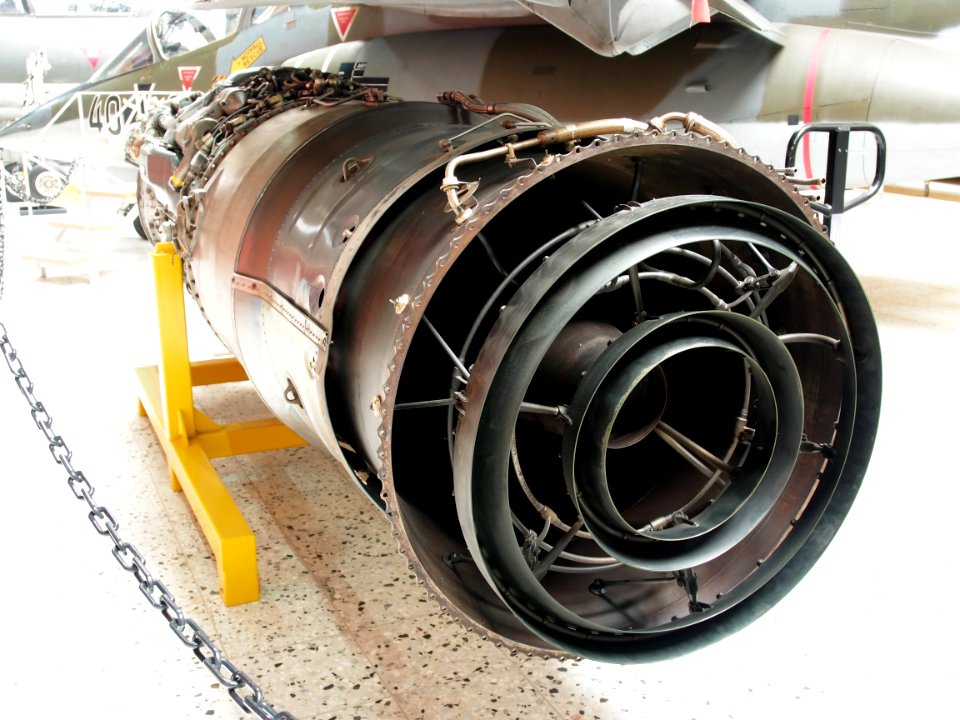 SNECMA Atar 9C (1960), used in Mirage IIIC at Flugausstellung Hermeskeil, pic2
