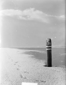 Sneeuw op het strand Zandvoort, Bestanddeelnr 904-9653