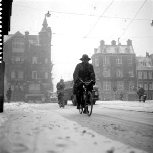 Sneeuwstorm in Amsterdam en omgeving, Bestanddeelnr 909-3638