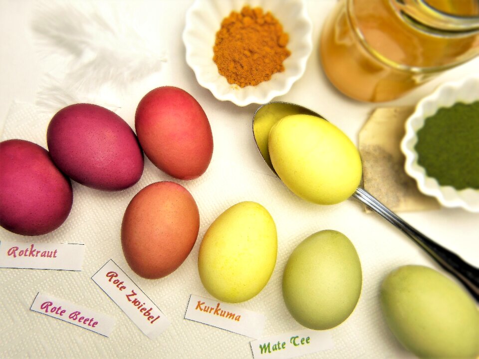 Colors of nature easter easter egg