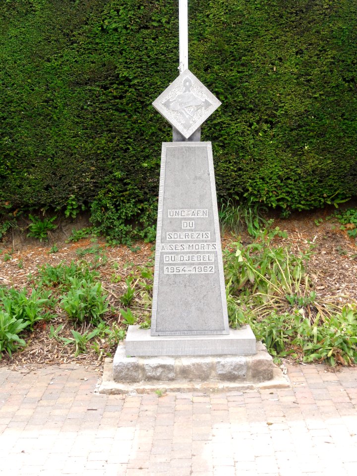 Solre-le-Château (Nord, Fr) Mémorial guerre d'Algérie