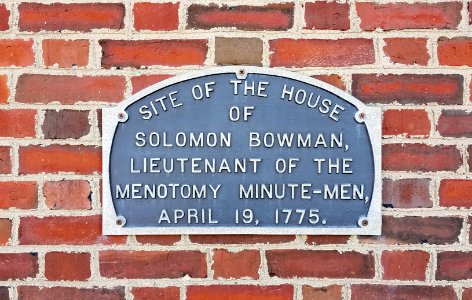 Solomon Bowman memorial - Arlington, MA - 20201222 100325