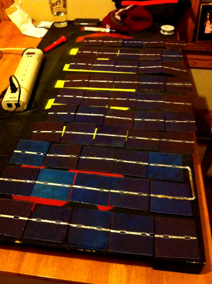 Soldering Solar Cells 2
