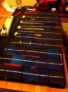 Soldering Solar Cells 2