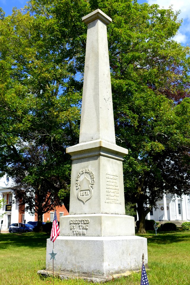 Soldier's Monument, erected 1871 - Sturbridge, Massachusetts - DSC05950