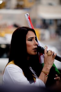 Solidarity protest for Rojava organized by Kurdish Jews on October 15th 2019 in Tel Aviv, Israel 34