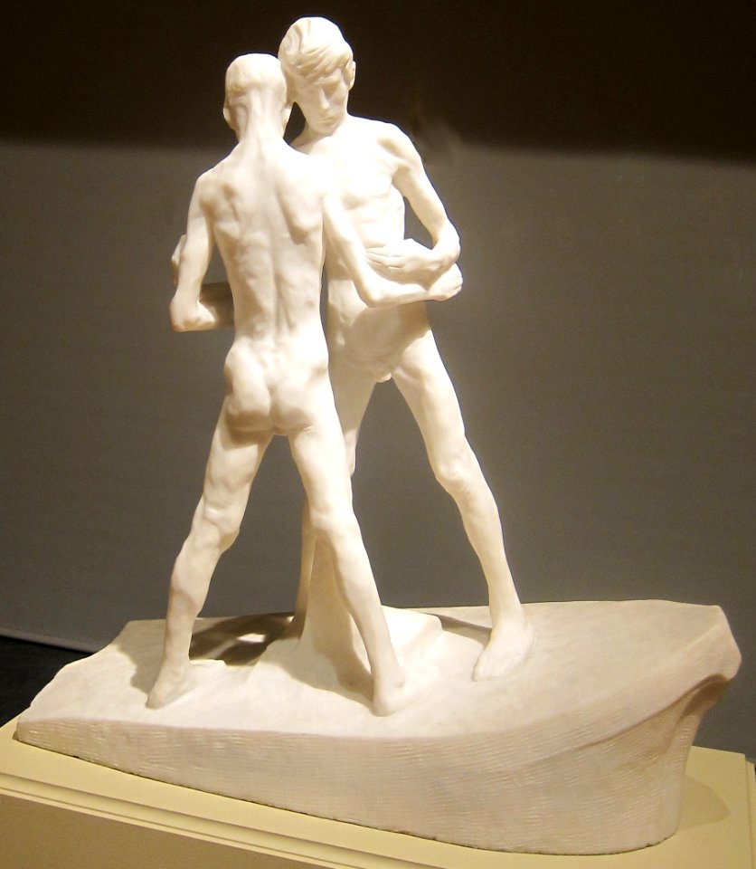Solidarity, marble sculpture by Georges Minne, 1898, Cleveland Museum of Art