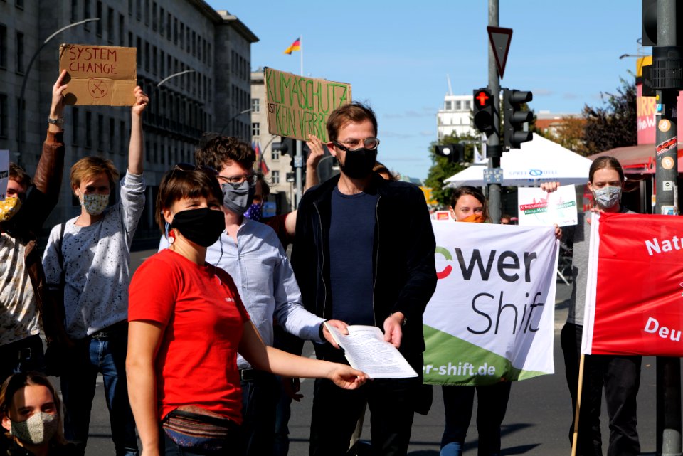 Solidarity declaration with Ende Gelände Berlin 2020-09-17 19