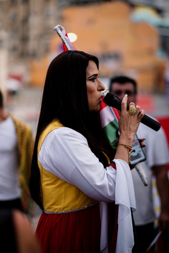 Solidarity protest for Rojava organized by Kurdish Jews on October 15th 2019 in Tel Aviv, Israel 31