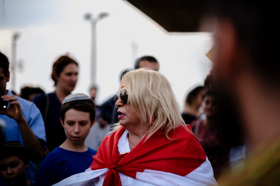 Solidarity protest for Rojava organized by Kurdish Jews on October 15th 2019 in Tel Aviv, Israel 22