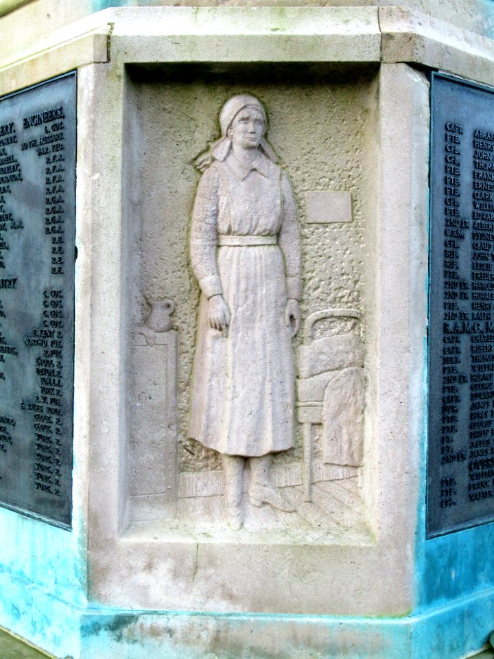 Solihull war memorial, detail