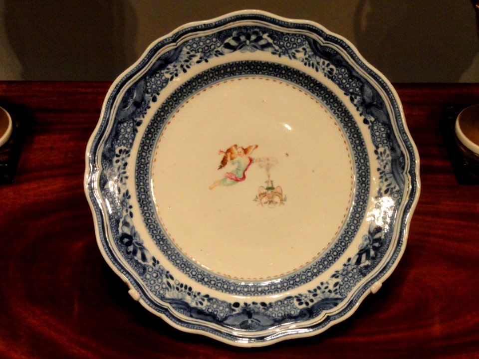 Society of the Cincinnati Plate, Jingdezhen, China, 1784-1785, hard-paste porcelain - National Gallery of Art, Washington - DSC09695