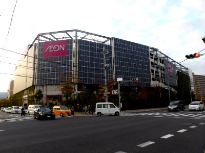 Solar panel of AEON MALL Itami-Koya 2