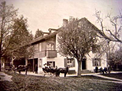 Solbäder in Mumpf - Solbad und Gasthof Schönegg um 1900