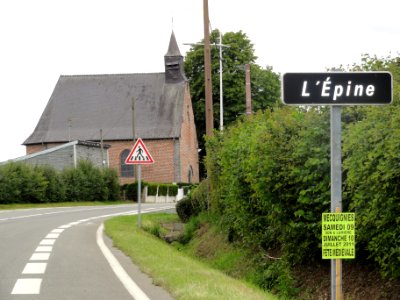 Solre-le-Château (Nord, Fr) chapelle de L'Epine