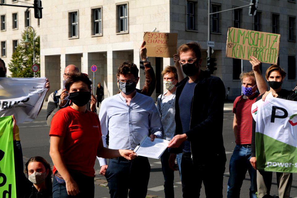 Solidarity declaration with Ende Gelände Berlin 2020-09-17 13
