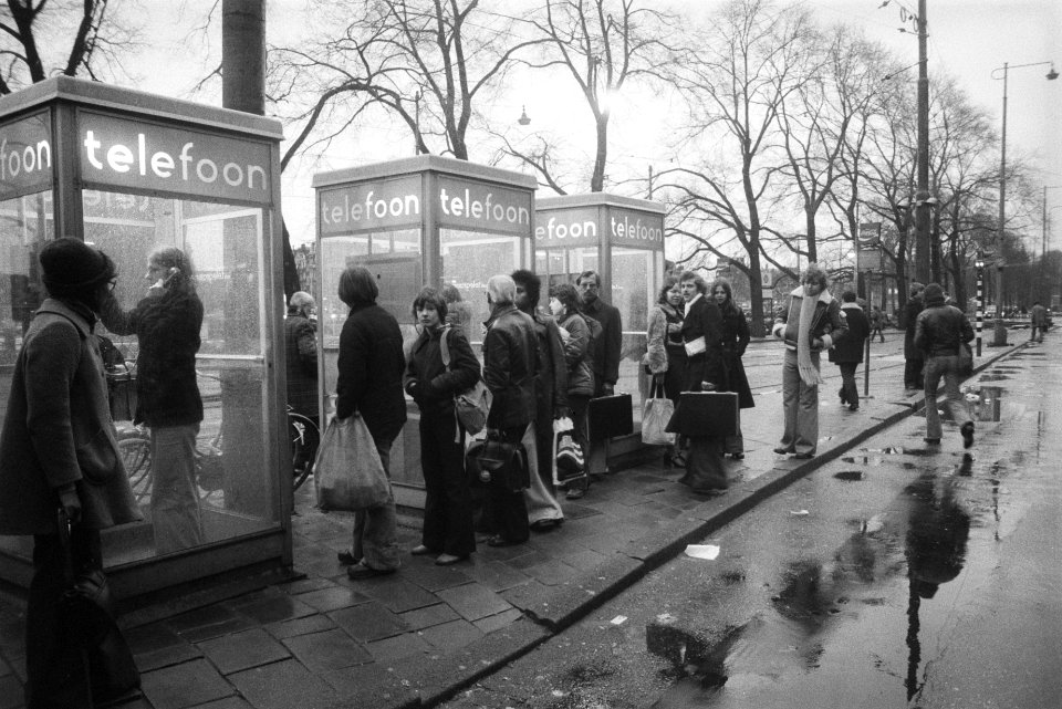 Solidariteitsstaking bij Gemeentelijk Vervoerbedrijf in Amsterdam, gedurende de , Bestanddeelnr 929-0188