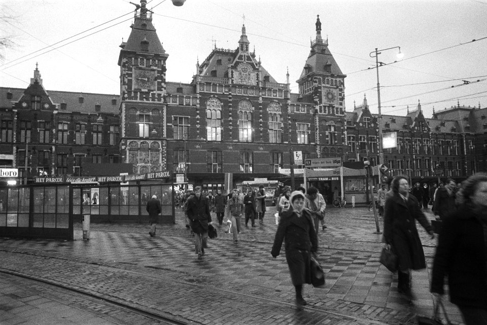 Solidariteitsstaking bij Gemeentelijk Vervoerbedrijf in Amsterdam, gedurende de , Bestanddeelnr 929-0189