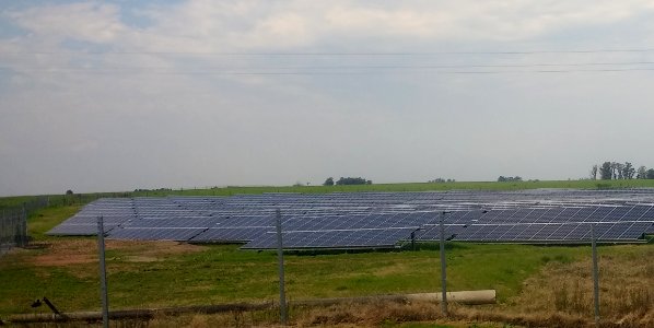 Solar panels in Paysandú Department
