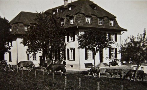 Solbäder in Mumpf - Solbad und Gasthof Schönegg nach dem Wiederaufbau 1928JPG