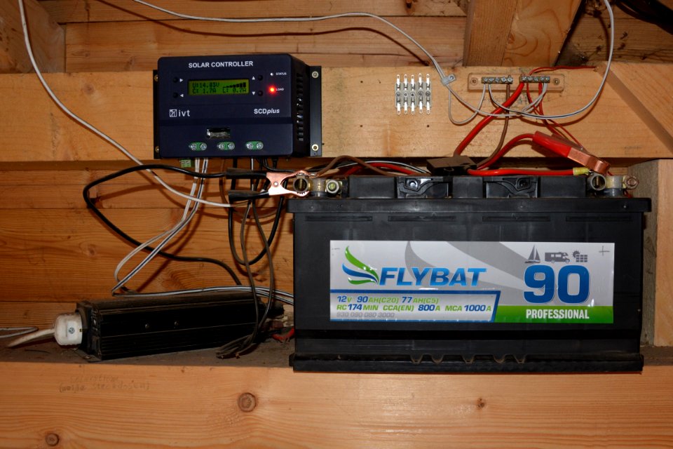 Solar PV Inselanlage 12V Technik